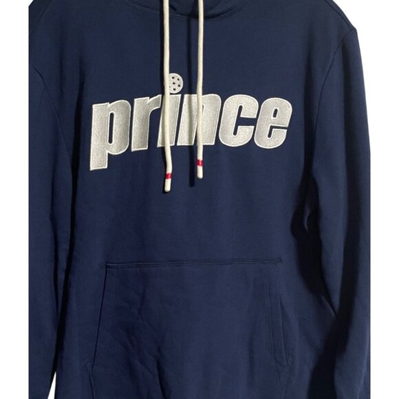 Prince Pickleball Navy Blue Hoodie Sweatshirt Mens Size Small - Picture 2 of 8